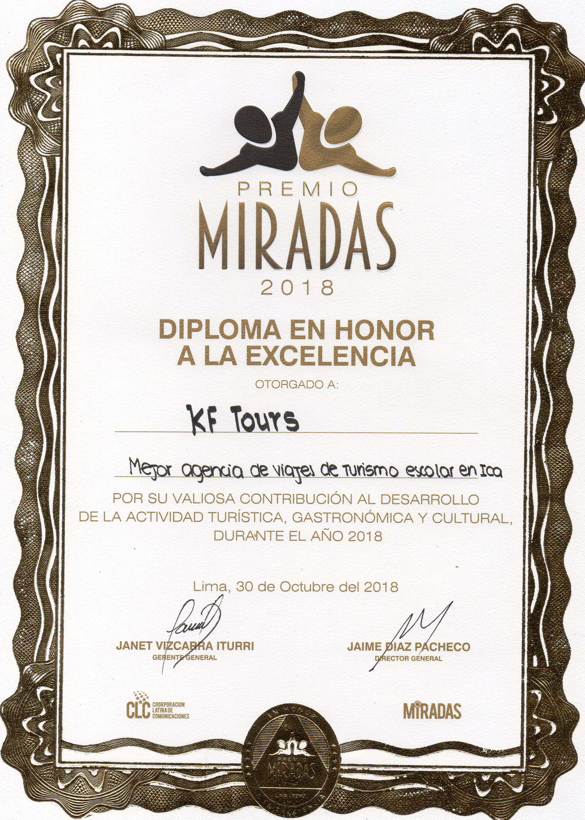 Premio Miradas Nacional 2018